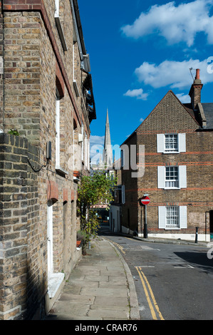 Houses in Hampstead, London, England, United Kingdom, Europe Stock Photo