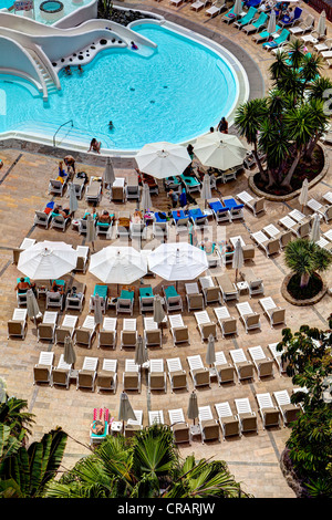 Anfi Beach Hotel, a luxury hotel, Anfi del Mar, Arguineguin, Playa de Tauro, Morgan, Gran Canaria, Canary Islands, Spain, Europe Stock Photo