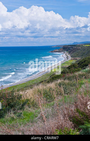 Coast, Karpas peninsula, Turkish part of Cyprus Stock Photo