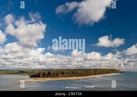Northernmost section of the beach in Goa, Terekol, Goa, southern India, India, Asia Stock Photo