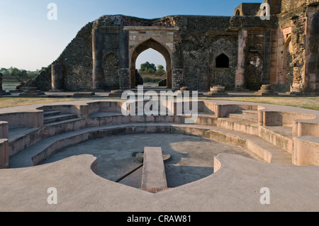 Royal enclave, ruined city of Mandu, Madhya Pradesh, northern India, Asia Stock Photo