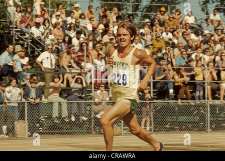 Steve Prefontaine competing at the 1972 US Olympic Track and Field ...