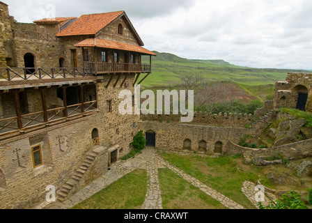 Davit Gareja Monastery Fortress, Kakheti, Georgia, Caucasus, Middle East Stock Photo