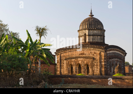 Radha Shyam terracotta temple, Bishnupur, Bankura district, West Bengal, India, Asia Stock Photo