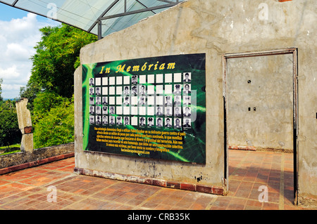 Museum and memorial at the Hacienda Napoles, former estate of drug baron Pablo Escobar, head of the Medellin Cartel Stock Photo