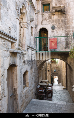 House of Marco Polo, Korcula town, Korcula island, Dalmatia, Croatia, Europe Stock Photo