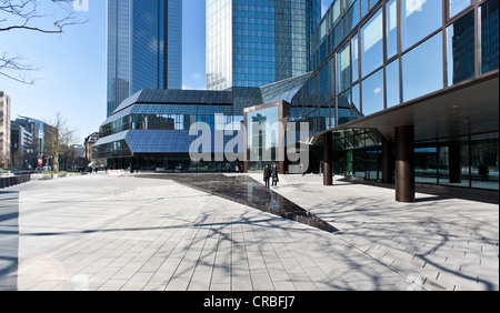 The new headquarters of the Deutsche Bank, Frankfurt, Hesse, Germany, Europe Stock Photo