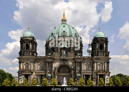 Berlin Cathedral, Supreme Parish and Collegiate Church in Berlin, Museum Island, UNESCO World Heritage Site, Mitte district Stock Photo