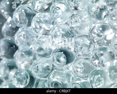 glass balls of ice water Stock Photo