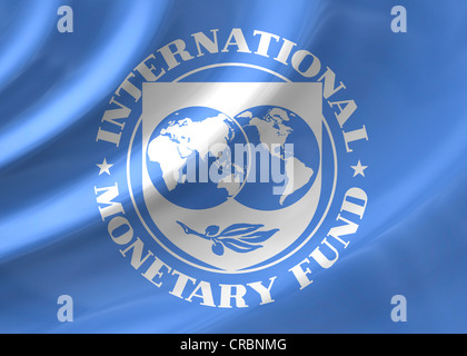 IMF - International monetary found logo symbol flag Stock Photo - Alamy