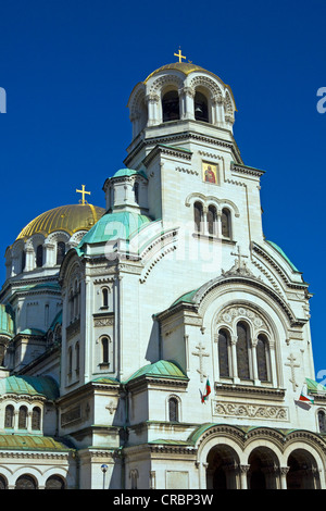 The Alexander Nevsky Memorial Cathedral Church Stock Photo