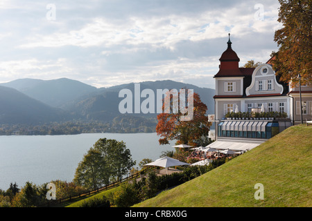 Hotel 'Das Tegernsee', Tegernsee Lake, Upper Bavaria, Bavaria, Germany, Europe Stock Photo