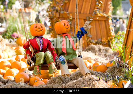 Halloween scarecrows in Tivoli Copenhagen Stock Photo - Alamy