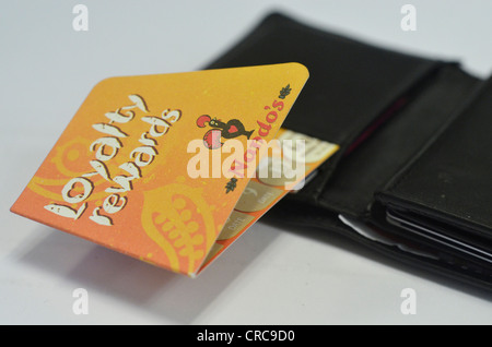 Nando's loyalty reward card from wallet Stock Photo - Alamy