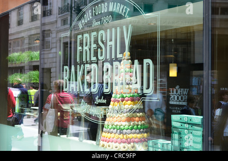New whole foods market store front Piccadilly Stock Photo
