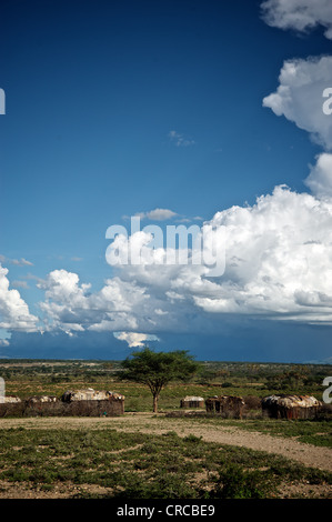 Landscape of Umoja. Kenya, East Africa. Stock Photo