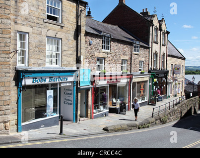 Shopping, Hexham town centre Stock Photo - Alamy