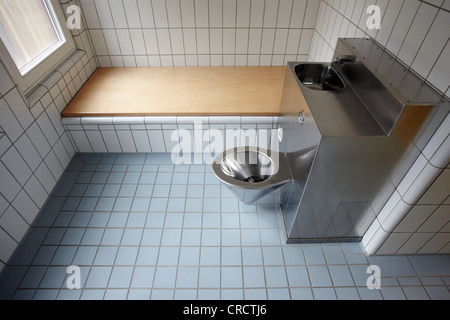 Holding cell in the Higher Regional Court in Koblenz, Rhineland-Palatinate, Germany, Europe Stock Photo