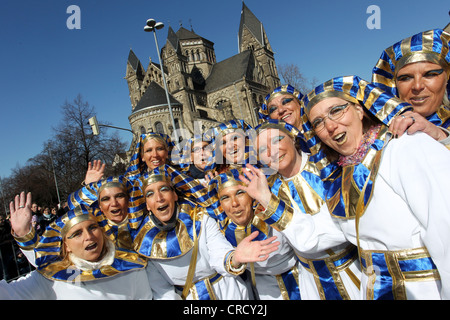 Rosenmontagszug, Carnival procession, Koblenz, Rhineland-Palatinate, Germany, Europe Stock Photo