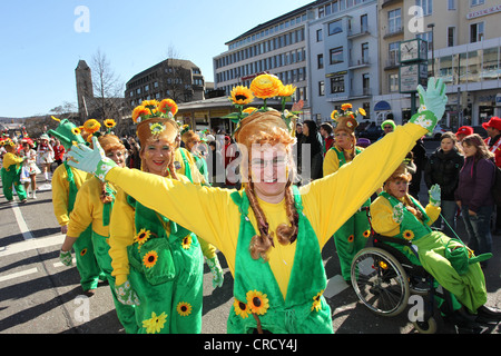 Rosenmontagszug, Carnival procession, Koblenz, Rhineland-Palatinate, Germany, Europe Stock Photo