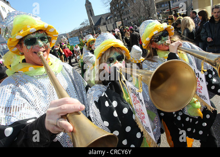 Rosenmontagszug, Carnival procession, Koblenz, Rhineland-Palatinate, Germany, Europe Stock Photo