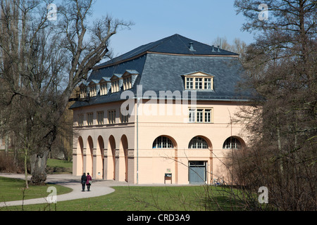 Goethe Institute in Weimar, former riding school of the Town and Royal Palace, Weimar, Thuringia, Germany, Europe, PublicGround Stock Photo