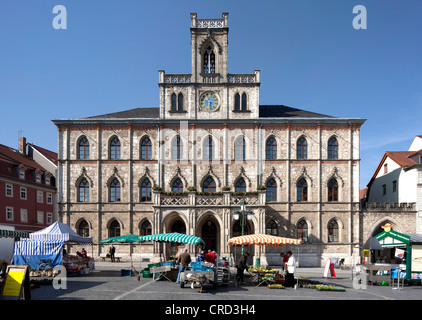 Town hall, Weimar, Thuringia, Germany, Europe, PublicGround Stock Photo