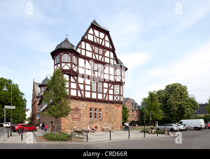Neues Schloss Castle, Giessen, Hesse, Germany, Europe, PublicGround Stock Photo