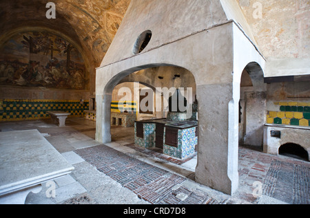 Europe Italy,Cilento, Padula, the kitchens of the Certosa of San Lorenzo Stock Photo