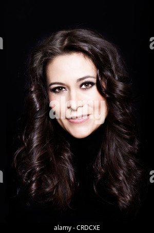 Young smiling woman, beauty portrait Stock Photo