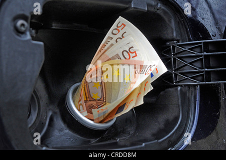 symbolic for expensive price of gasoline, Germany Stock Photo