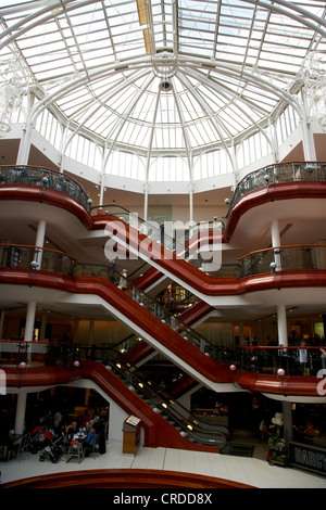 princes square shopping centre in central glasgow scotland uk
