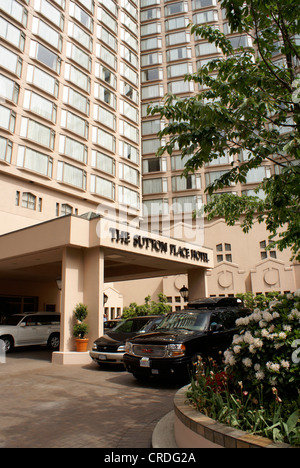 The Sutton Place Hotel in downtown Vancouver, British Columbia, Canada Stock Photo