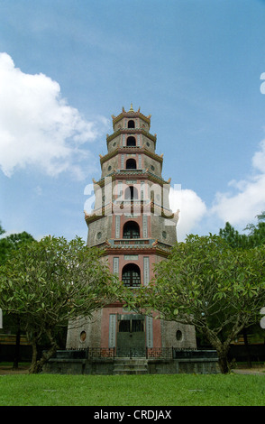 Thien Mu Pagoda in Hue, Vietnam, Southeast Asia, Asia Stock Photo