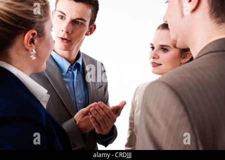 Business people talking Stock Photo