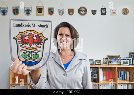 Ilse Aigner, CSU, Federal Minister for Food, Agriculture and Consumer Protection in her representative office in the German Stock Photo