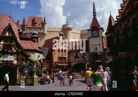 GERMAN PAVILION AT EPCOT CENTER, WALT DISNEY WORLD, ORLANDO, FLORIDA Stock Photo