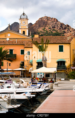 Harbour, Porto Azzurro, Elba Island, Italy, Europe Stock Photo