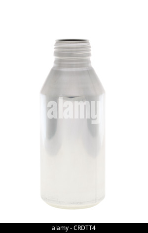 aluminum bottle isolated on white background Stock Photo