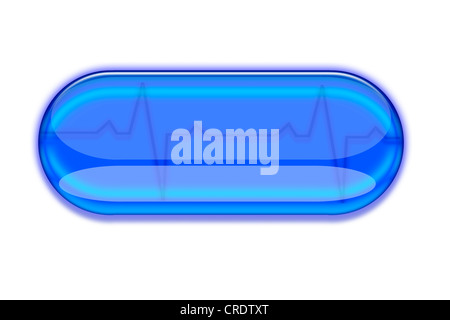 Medication for the heart, scientific illustration Stock Photo