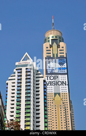 Baiyoke Tower, the tallest building in Thailand, Bangkok, Thailand, Asia, PublicGround Stock Photo