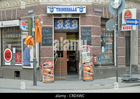 Trinkhalle or kiosk, Cologne, North Rhine Westphalia, Germany, Europe, PublicGround Stock Photo