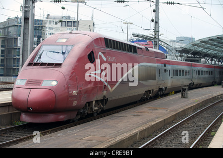Thalys High-speed express train Cologne Germany Stock Photo