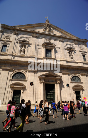 Italy, Rome, church of San Luigi dei Francesi Stock Photo