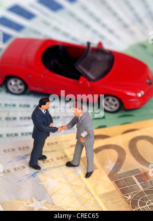 symbolic for buying a car, handsale Stock Photo