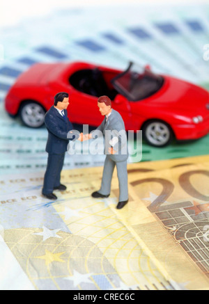 symbolic for buying a car, handsale Stock Photo