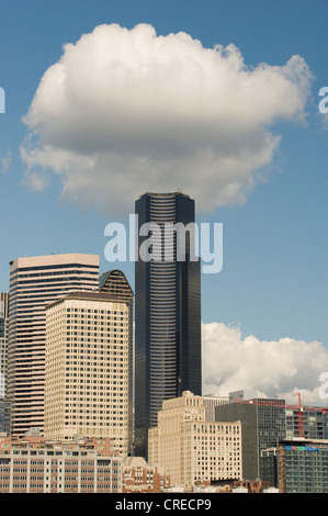 Columbia Center (Bank of America Tower) 285m/937f skyscraper, Tallest building in Seattle, Washington Stock Photo