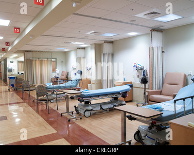 Hospital Post Operative Recovery Room Stock Photo