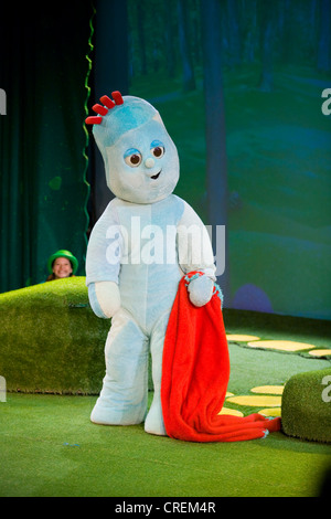 Iggle Piggle with red comfort blanket / In The Night Garden character / characters. UK. Stock Photo