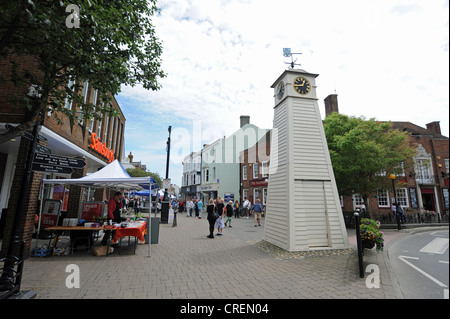 Littleahmpton town centre view West Sussex UK Stock Photo